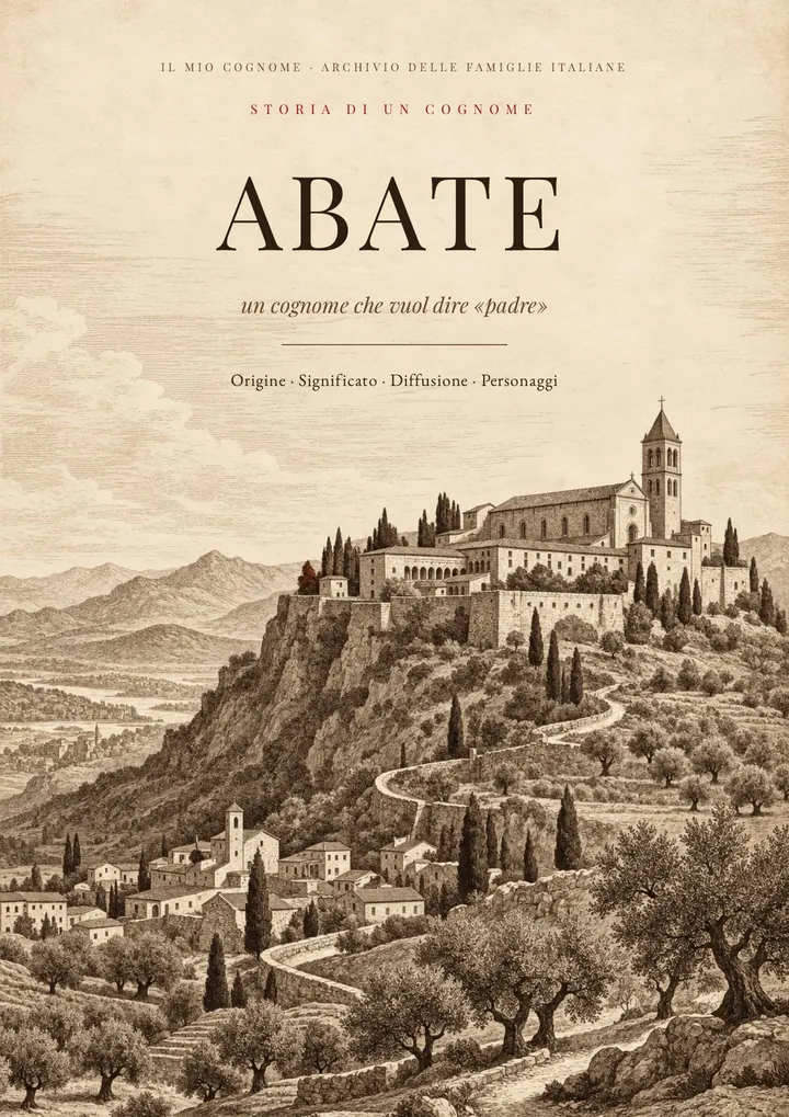 Copertina del PDF Storia del cognome Abate