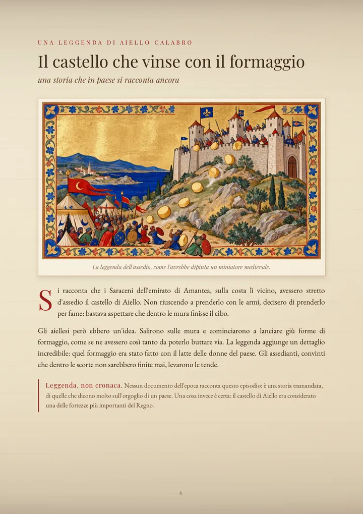 Una pagina del PDF sul cognome Aiello