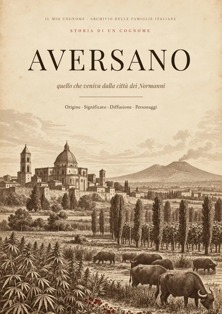 Copertina del PDF Storia del cognome Aversano