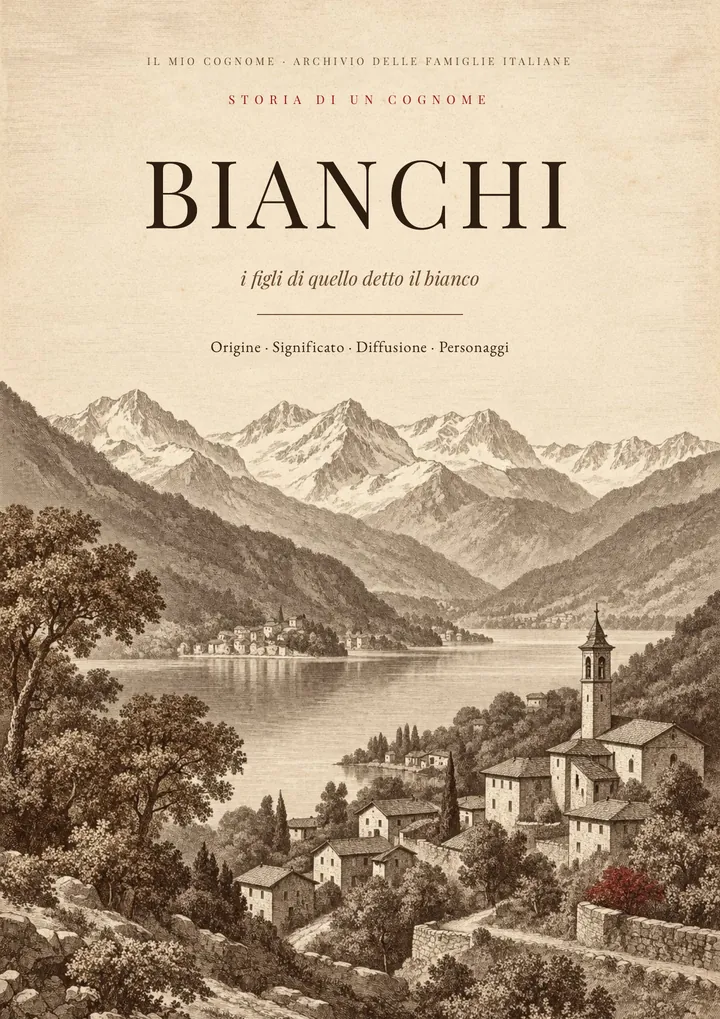 Copertina del PDF Storia del cognome Bianchi