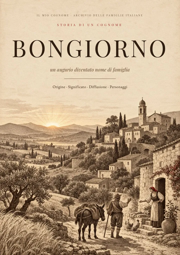 Copertina del PDF Storia del cognome Bongiorno