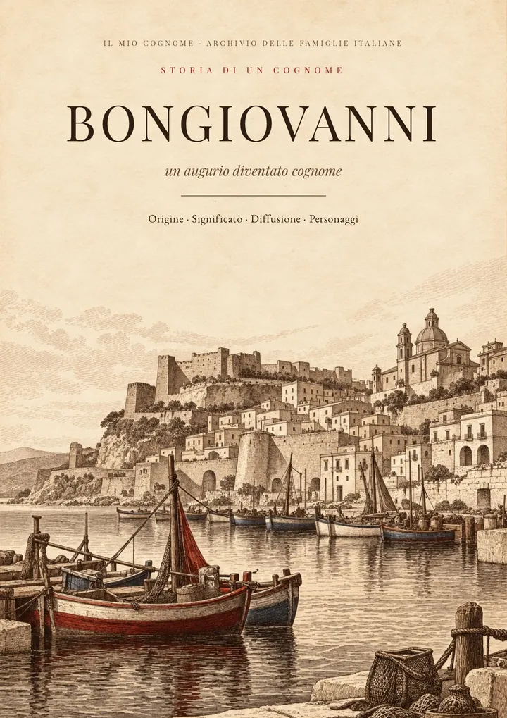Copertina del PDF Storia del cognome Bongiovanni