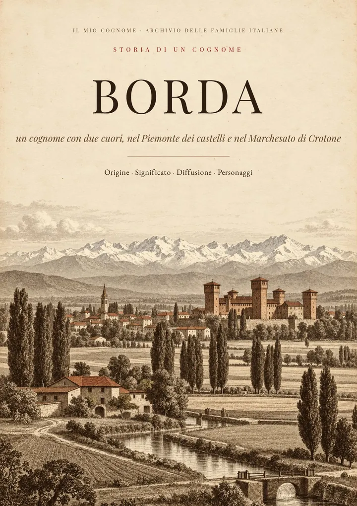 Copertina del PDF Storia del cognome Borda