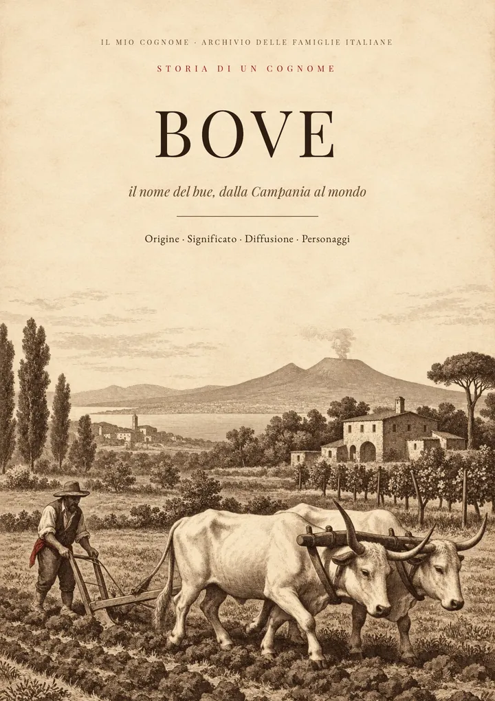 Copertina del PDF Storia del cognome Bove
