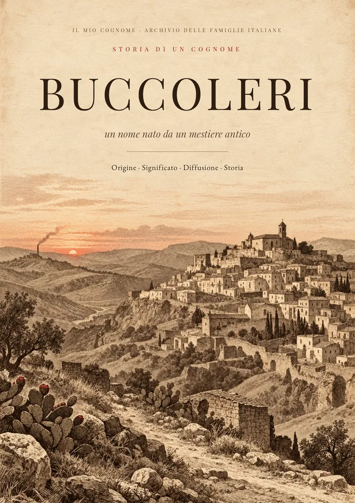 Copertina del PDF Storia del cognome Buccoleri