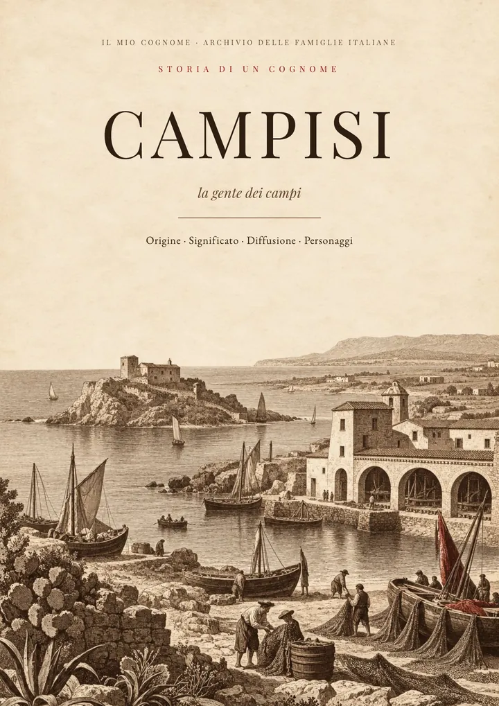 Copertina del PDF Storia del cognome Campisi