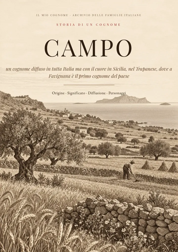 Copertina del PDF Storia del cognome Campo