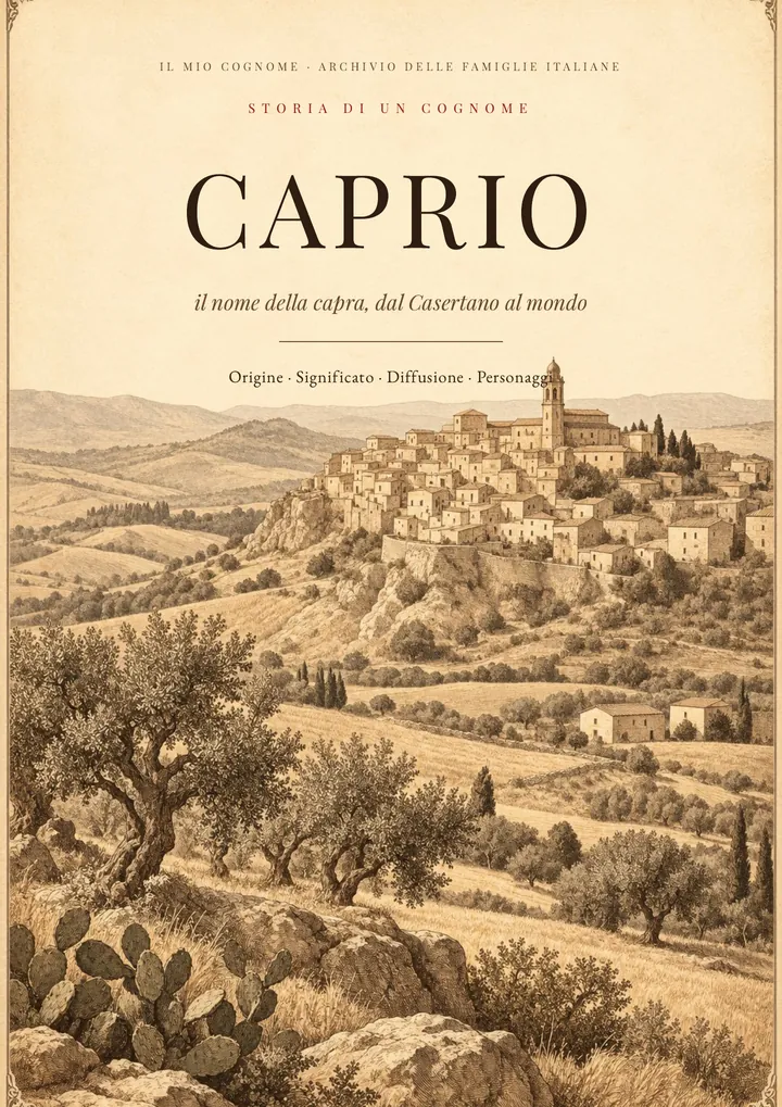 Copertina del PDF Storia del cognome Caprio
