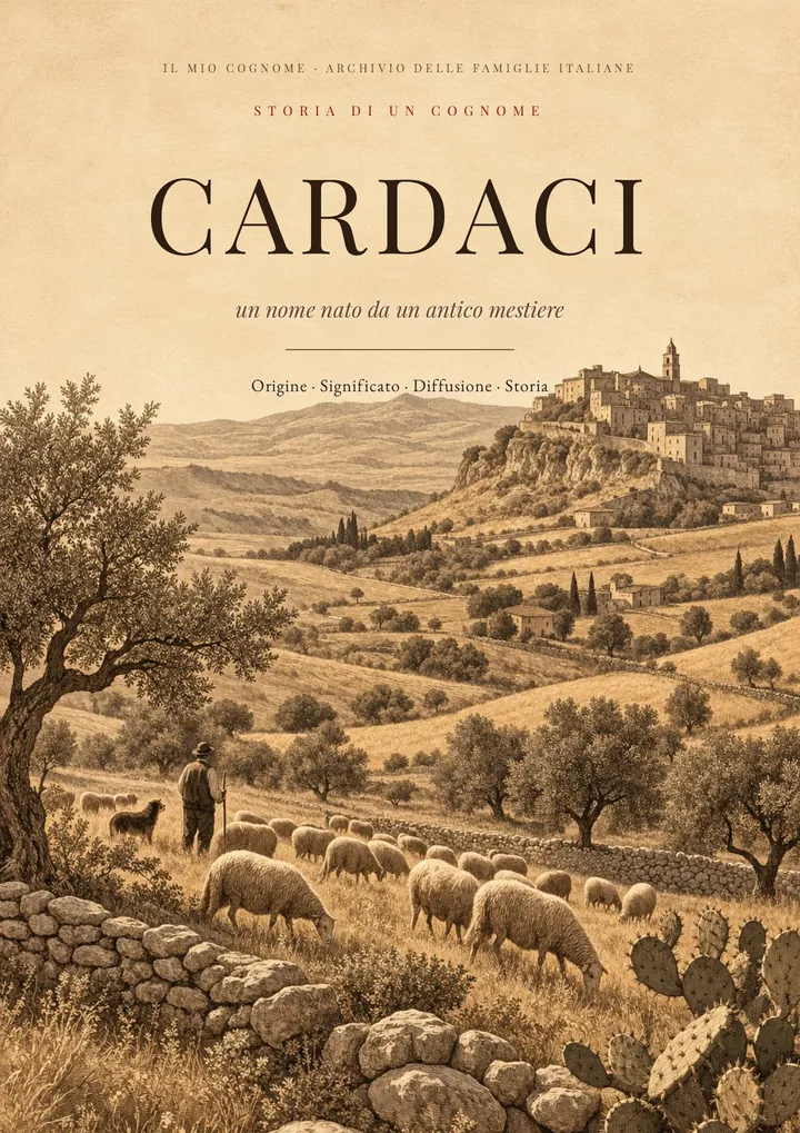 Copertina del PDF Storia del cognome Cardaci