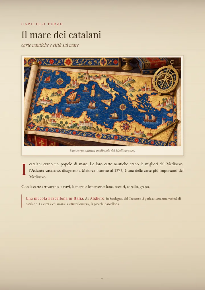 Una pagina del PDF sul cognome Catalano