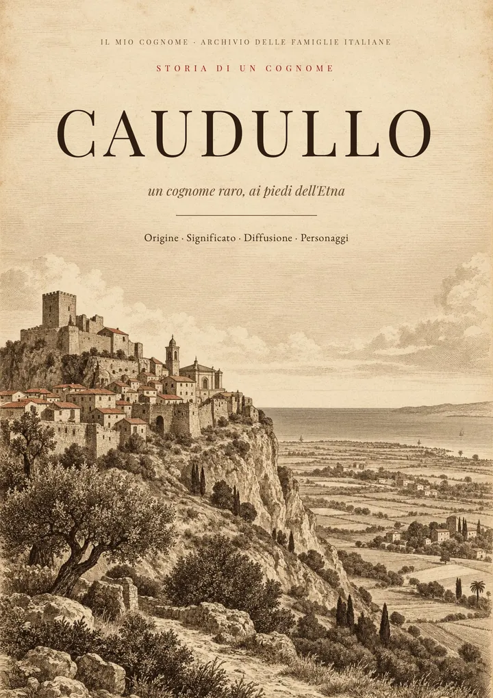 Copertina del PDF Storia del cognome Caudullo