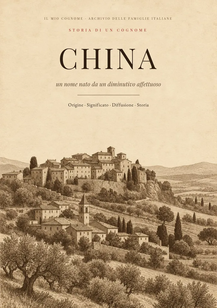 Copertina del PDF Storia del cognome China