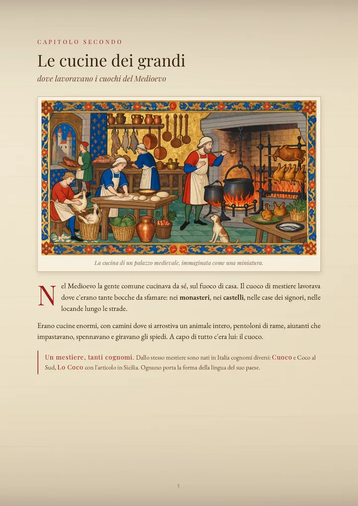 Una pagina del PDF sul cognome Coco