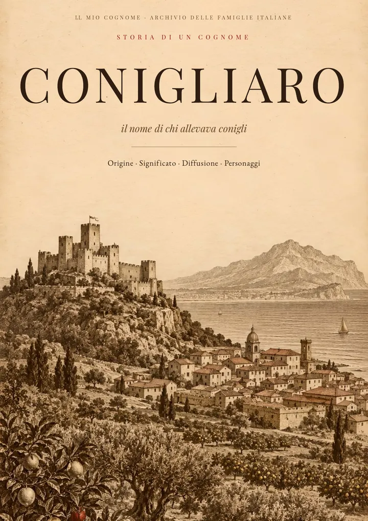 Copertina del PDF Storia del cognome Conigliaro