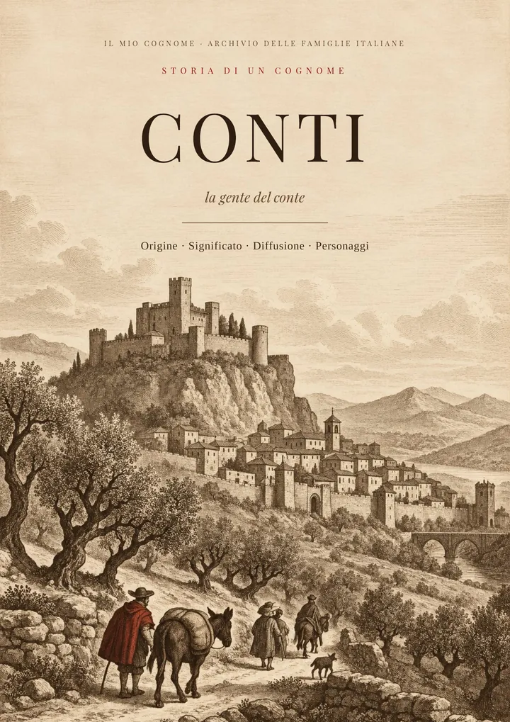 Copertina del PDF Storia del cognome Conti