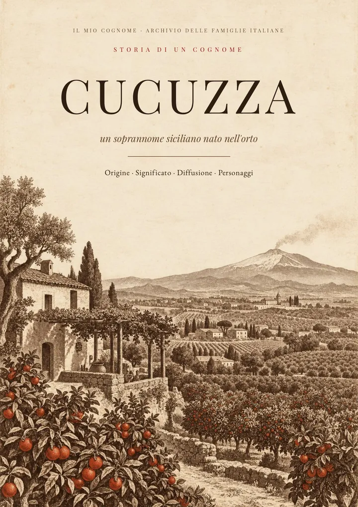 Copertina del PDF Storia del cognome Cucuzza