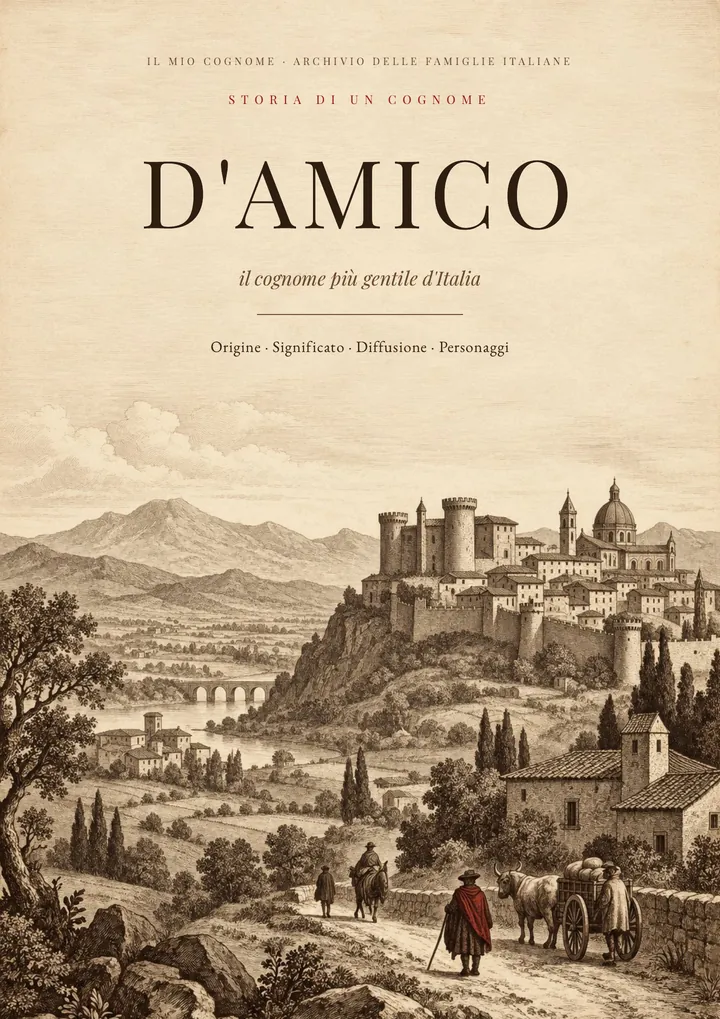 Copertina del PDF Storia del cognome D’Amico