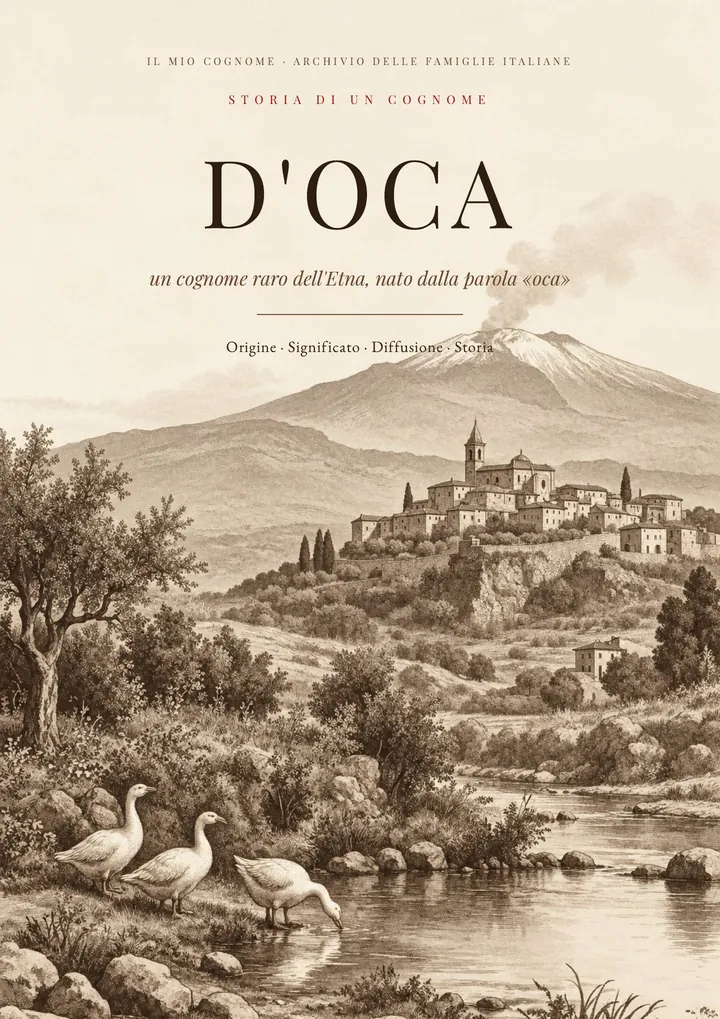 Copertina del PDF Storia del cognome D’Oca