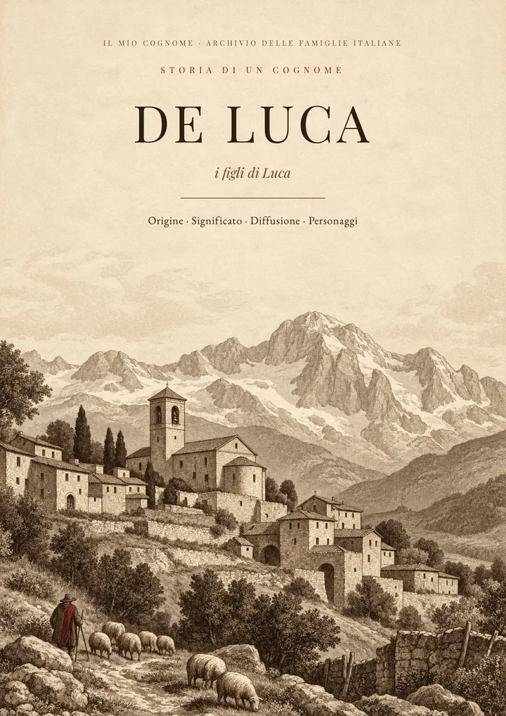 Copertina del PDF Storia del cognome De Luca
