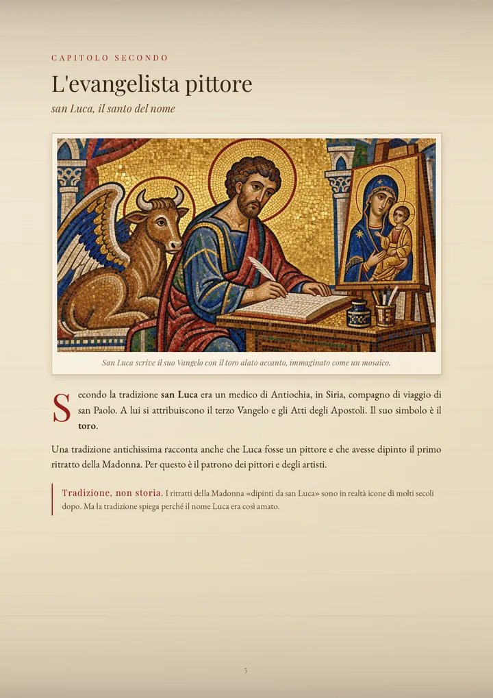 Una pagina del PDF sul cognome De Luca