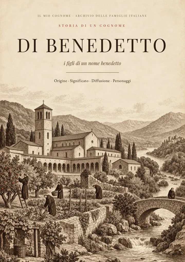 Copertina del PDF Storia del cognome Di Benedetto