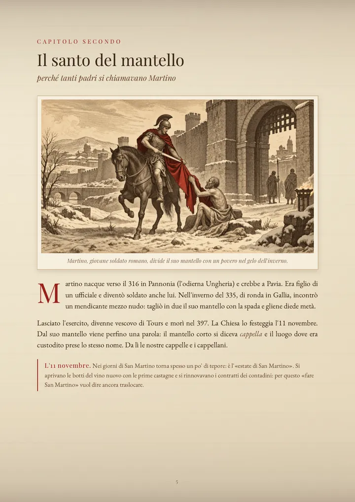 Una pagina del PDF sul cognome Di Martino