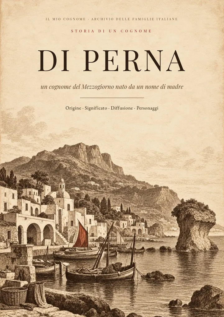 Copertina del PDF Storia del cognome Di Perna