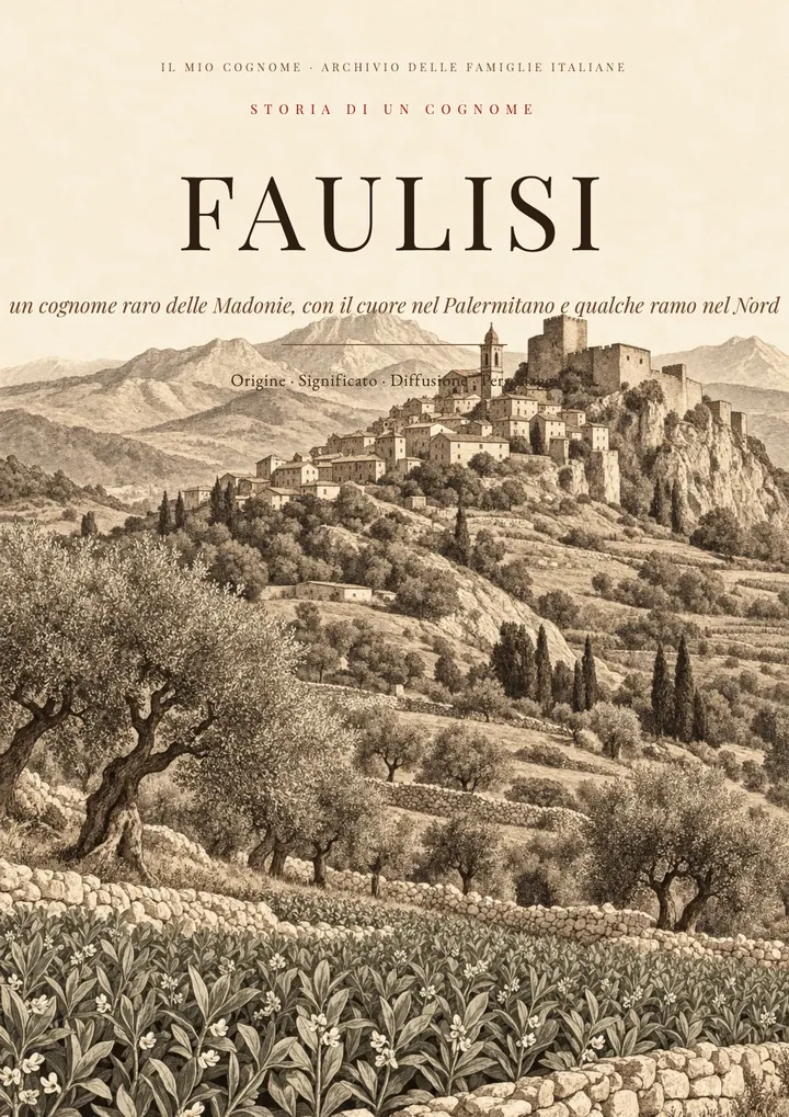 Copertina del PDF Storia del cognome Faulisi