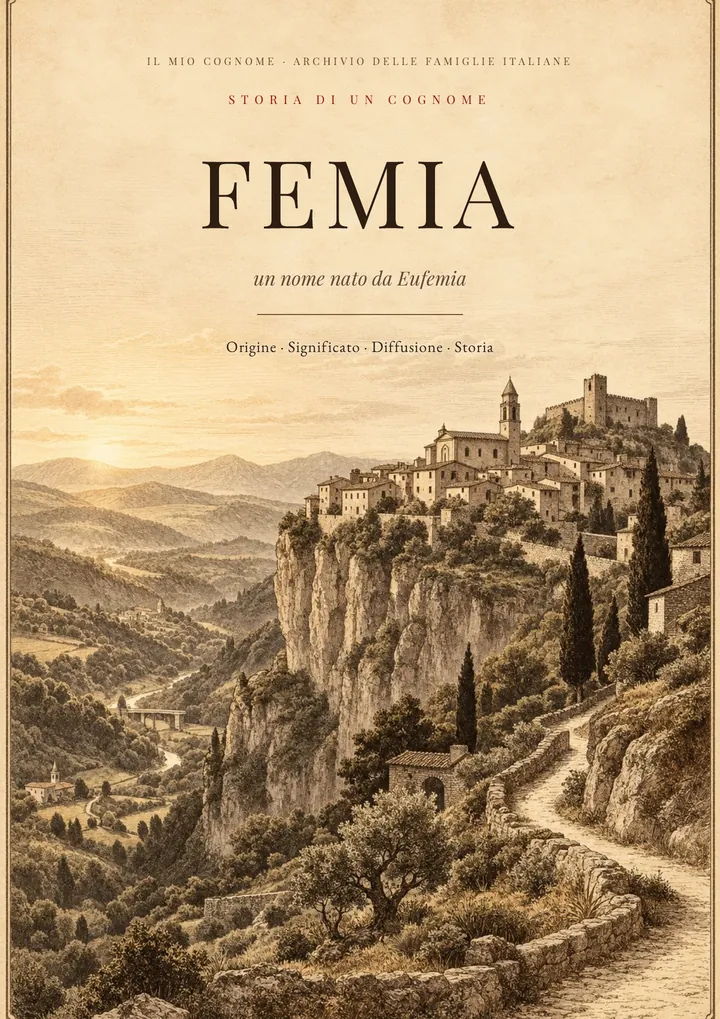 Copertina del PDF Storia del cognome Femia