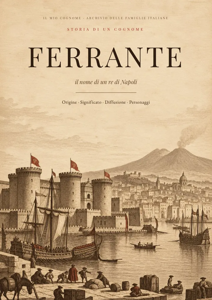 Copertina del PDF Storia del cognome Ferrante