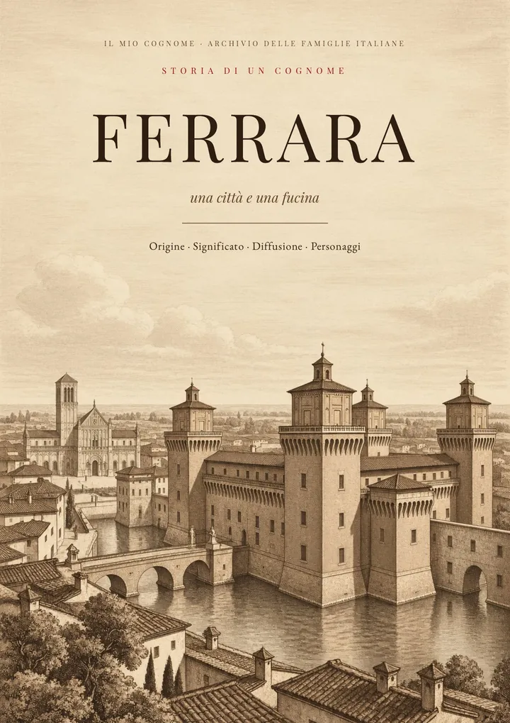 Copertina del PDF Storia del cognome Ferrara