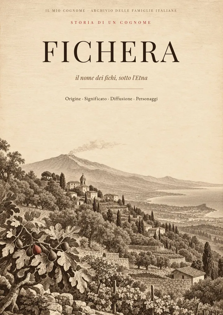 Copertina del PDF Storia del cognome Fichera