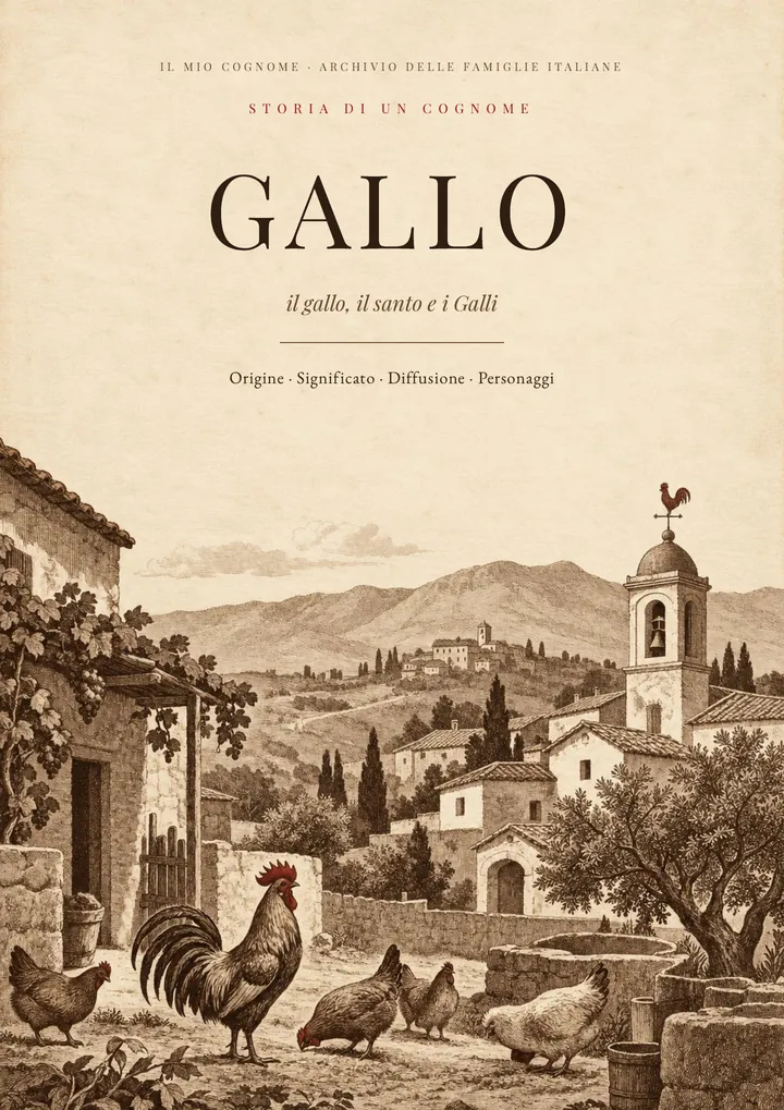 Copertina del PDF Storia del cognome Gallo