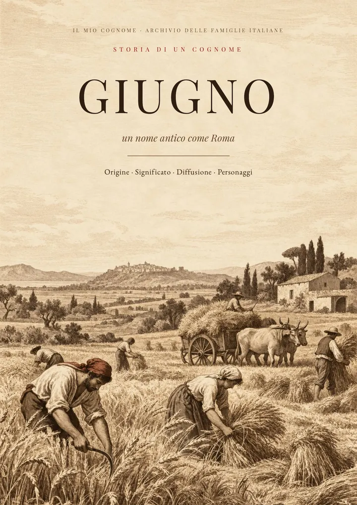Copertina del PDF Storia del cognome Giugno