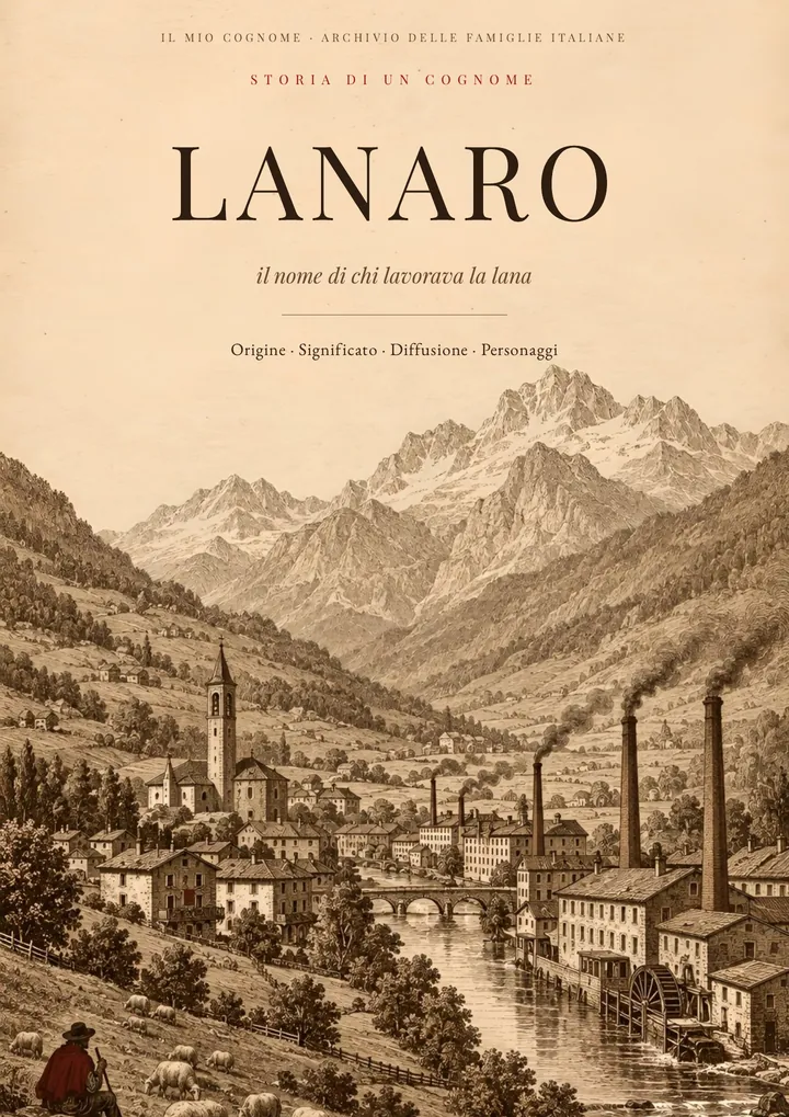 Copertina del PDF Storia del cognome Lanaro