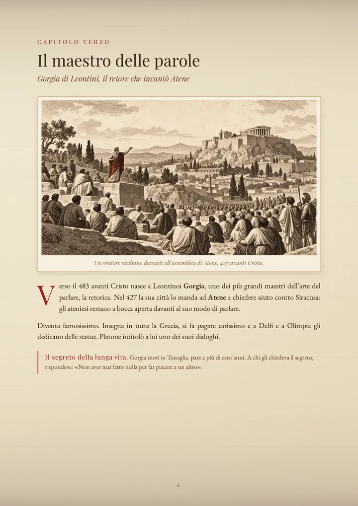 Una pagina del PDF sul cognome Lentini