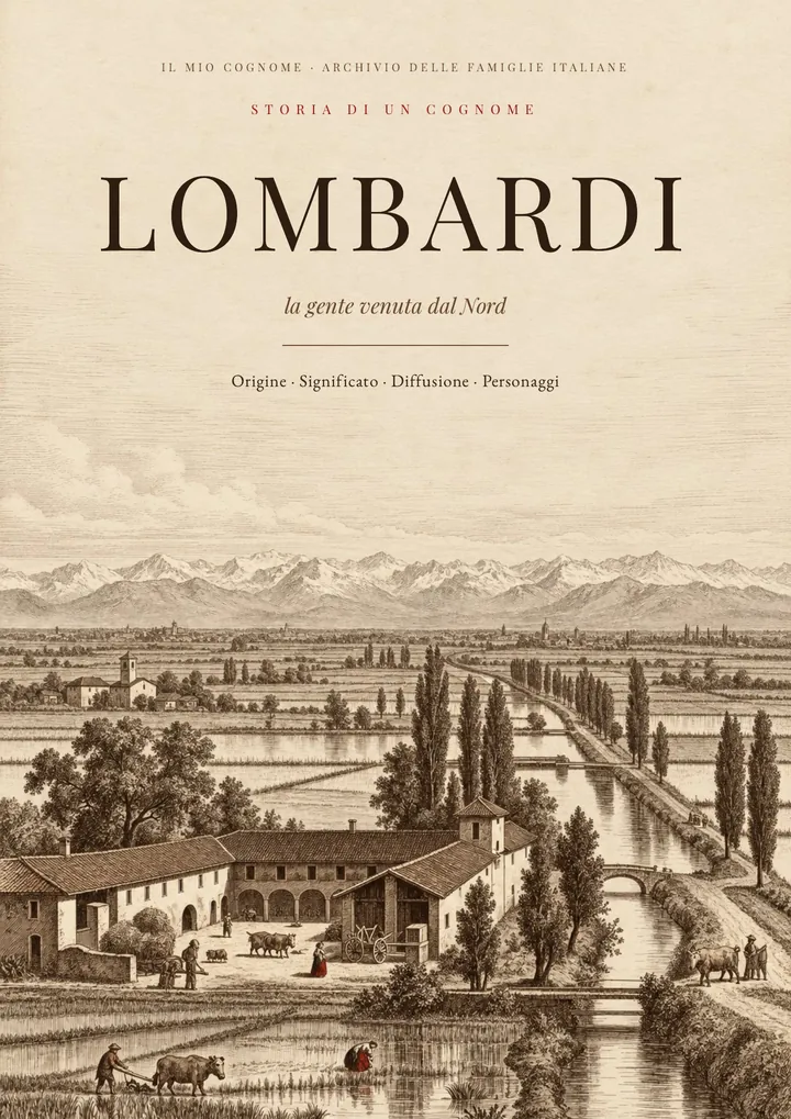 Copertina del PDF Storia del cognome Lombardi