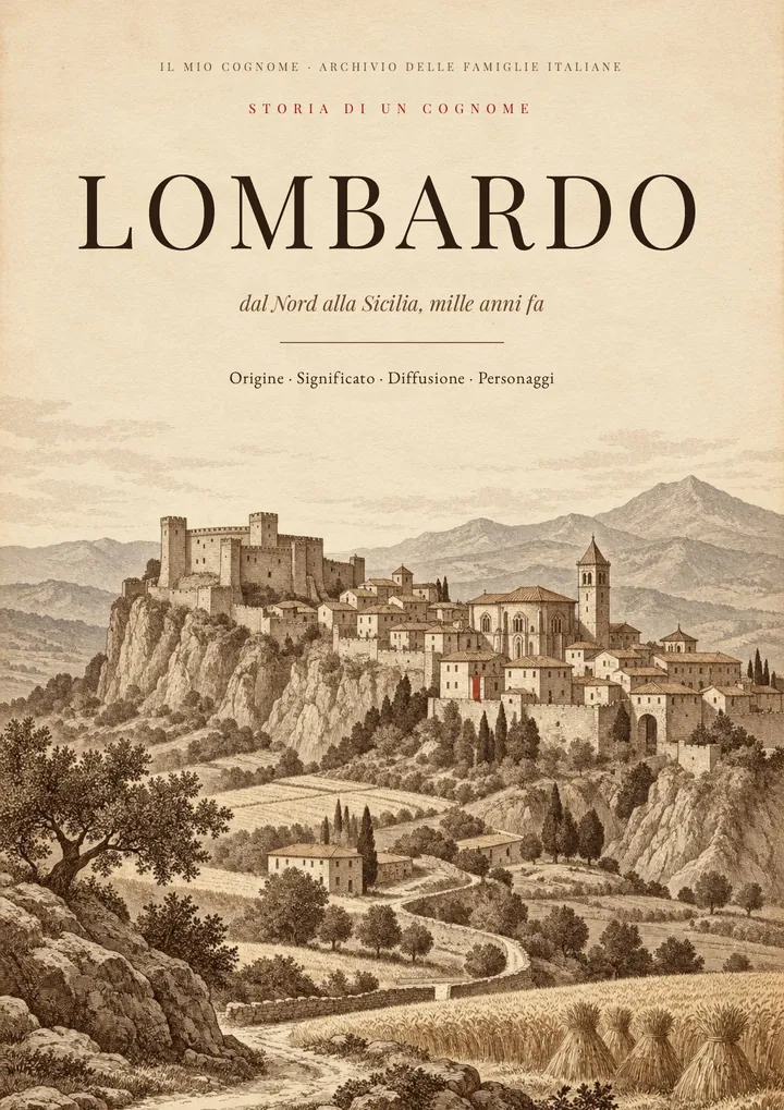 Copertina del PDF Storia del cognome Lombardo