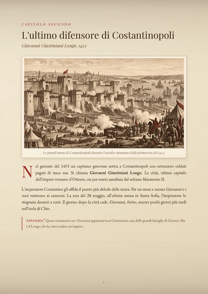 Una pagina del PDF sul cognome Longo