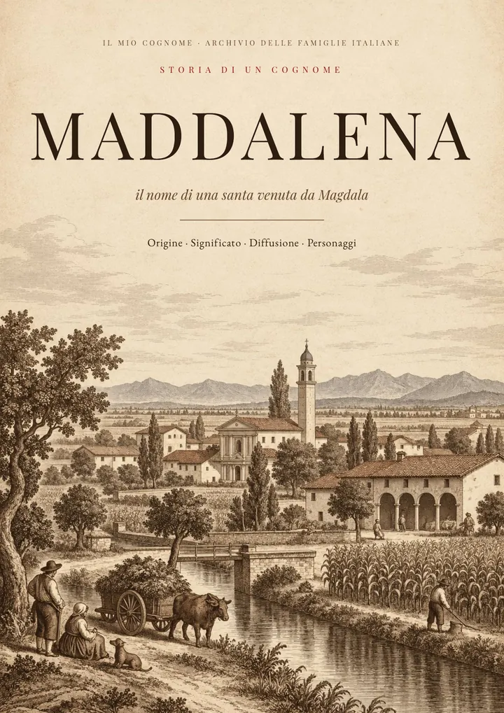 Copertina del PDF Storia del cognome Maddalena