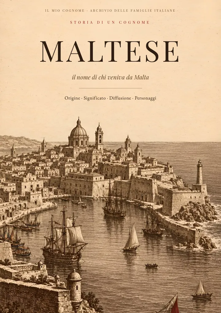 Copertina del PDF Storia del cognome Maltese