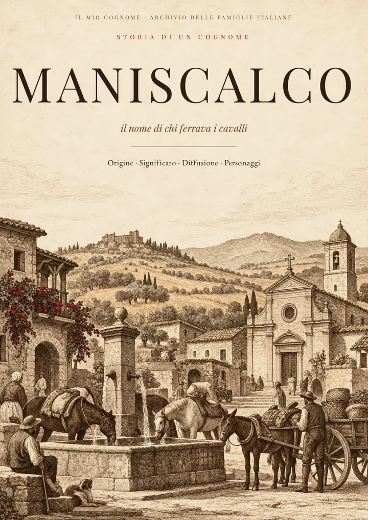 Copertina del PDF Storia del cognome Maniscalco