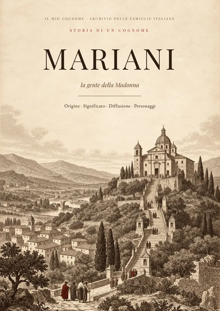 Copertina del PDF Storia del cognome Mariani