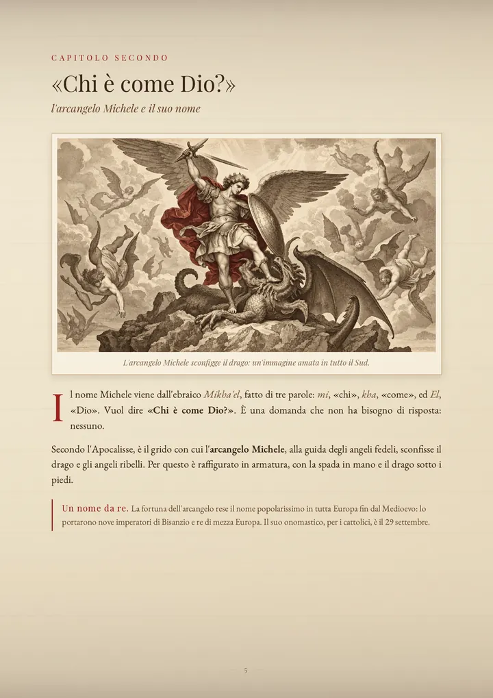 Una pagina del PDF sul cognome Miceli