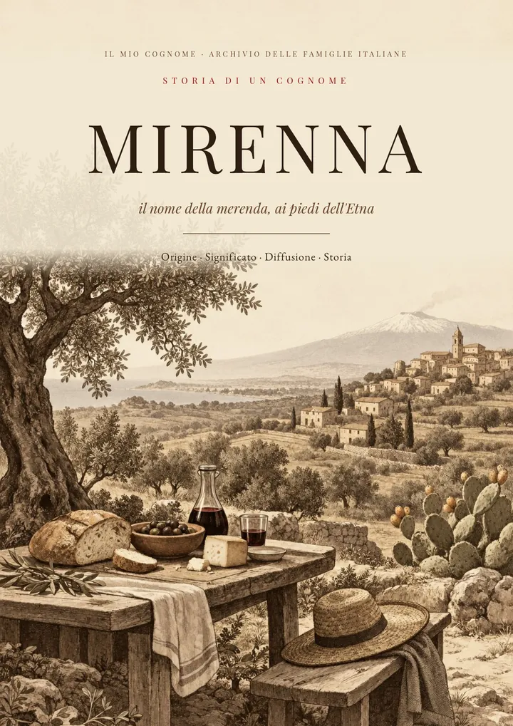 Copertina del PDF Storia del cognome Mirenna