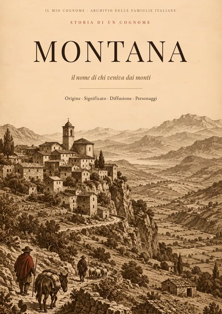 Copertina del PDF Storia del cognome Montana