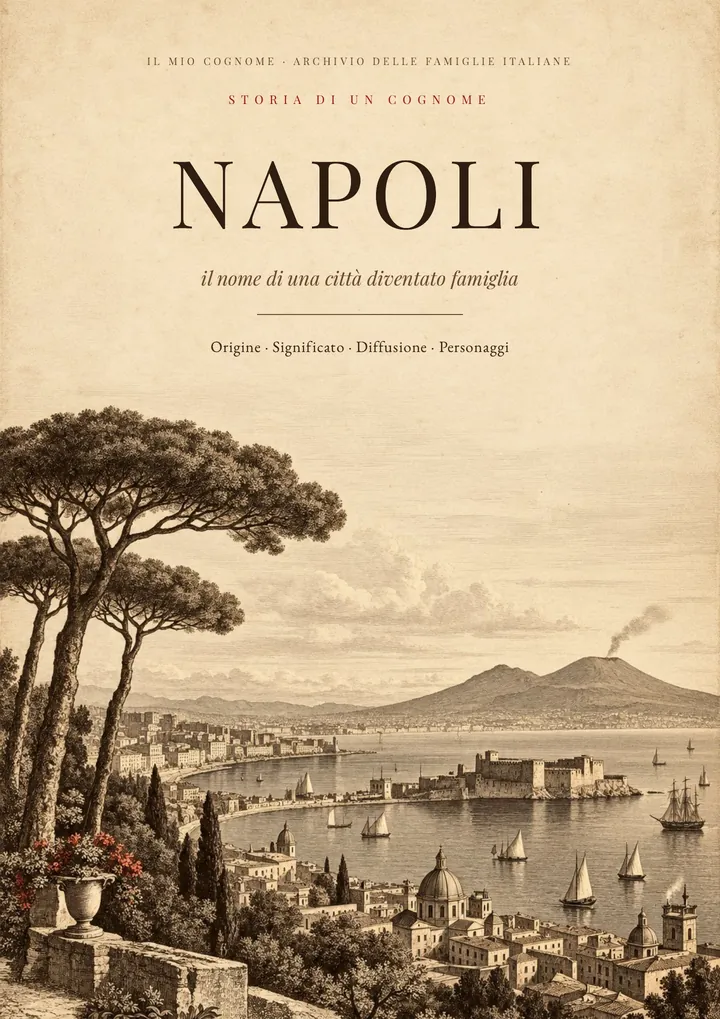 Copertina del PDF Storia del cognome Napoli