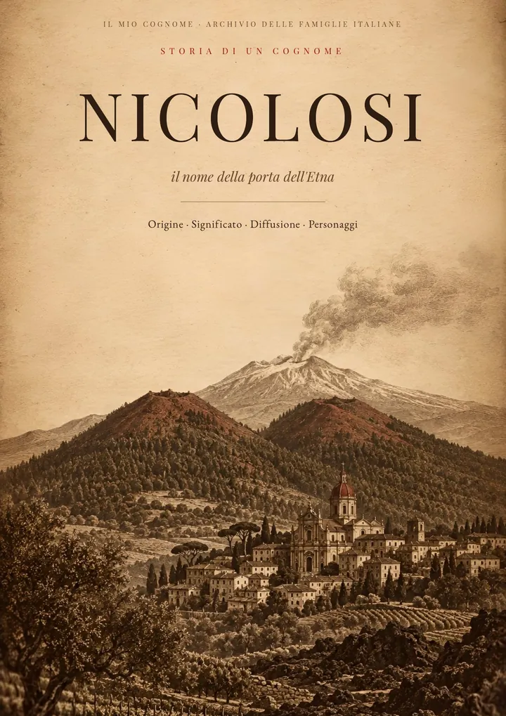 Copertina del PDF Storia del cognome Nicolosi