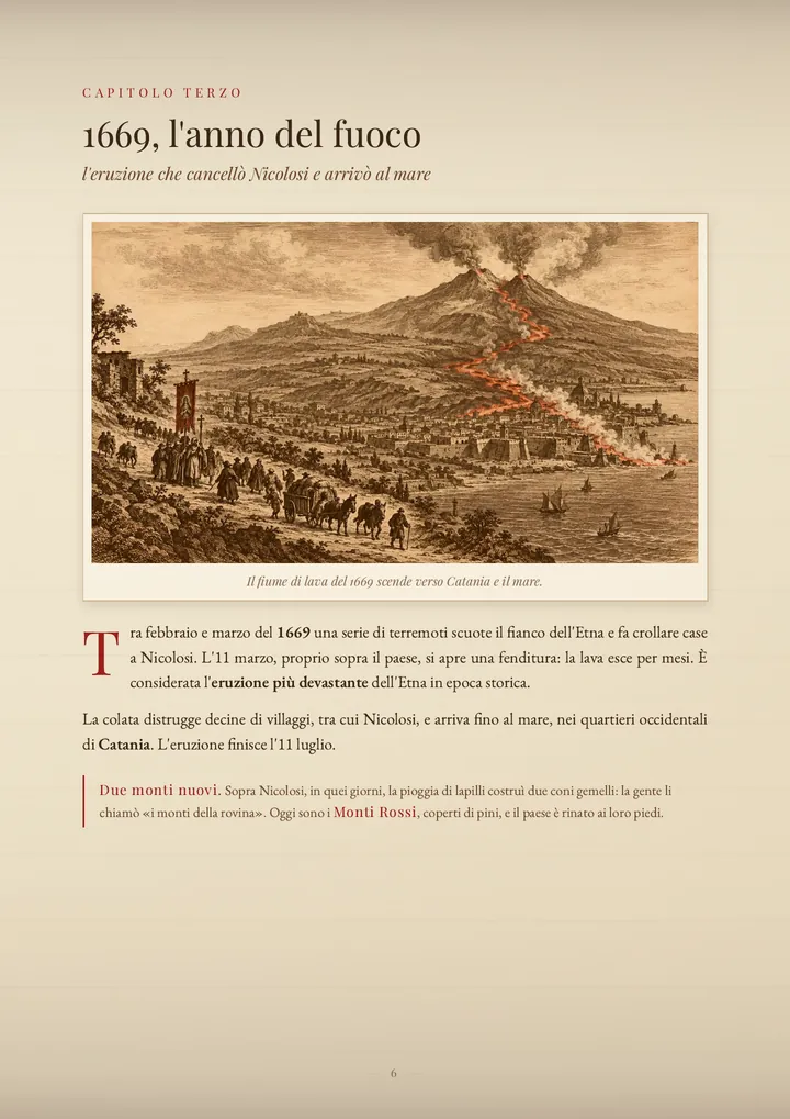 Una pagina del PDF sul cognome Nicolosi