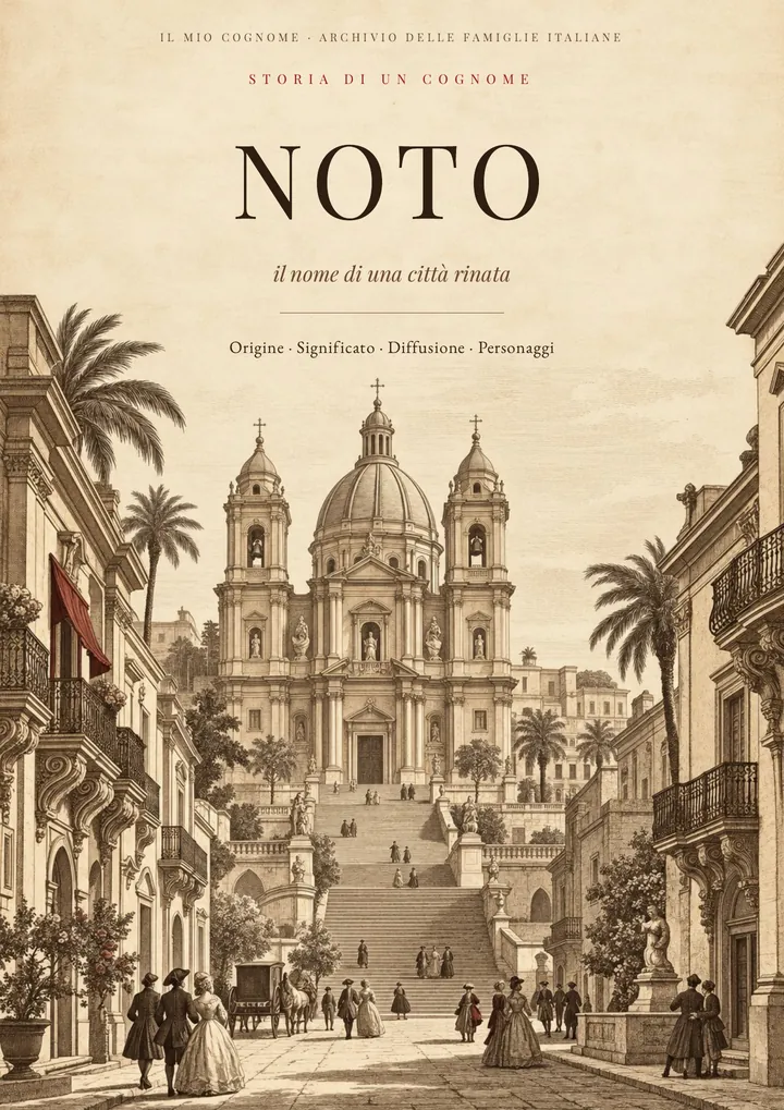 Copertina del PDF Storia del cognome Noto